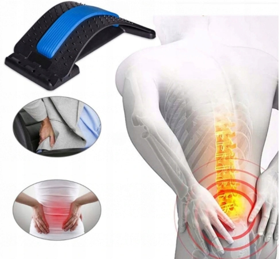 SPINE CORRECTOR FOR STRETCHING THE BACK massager Color black