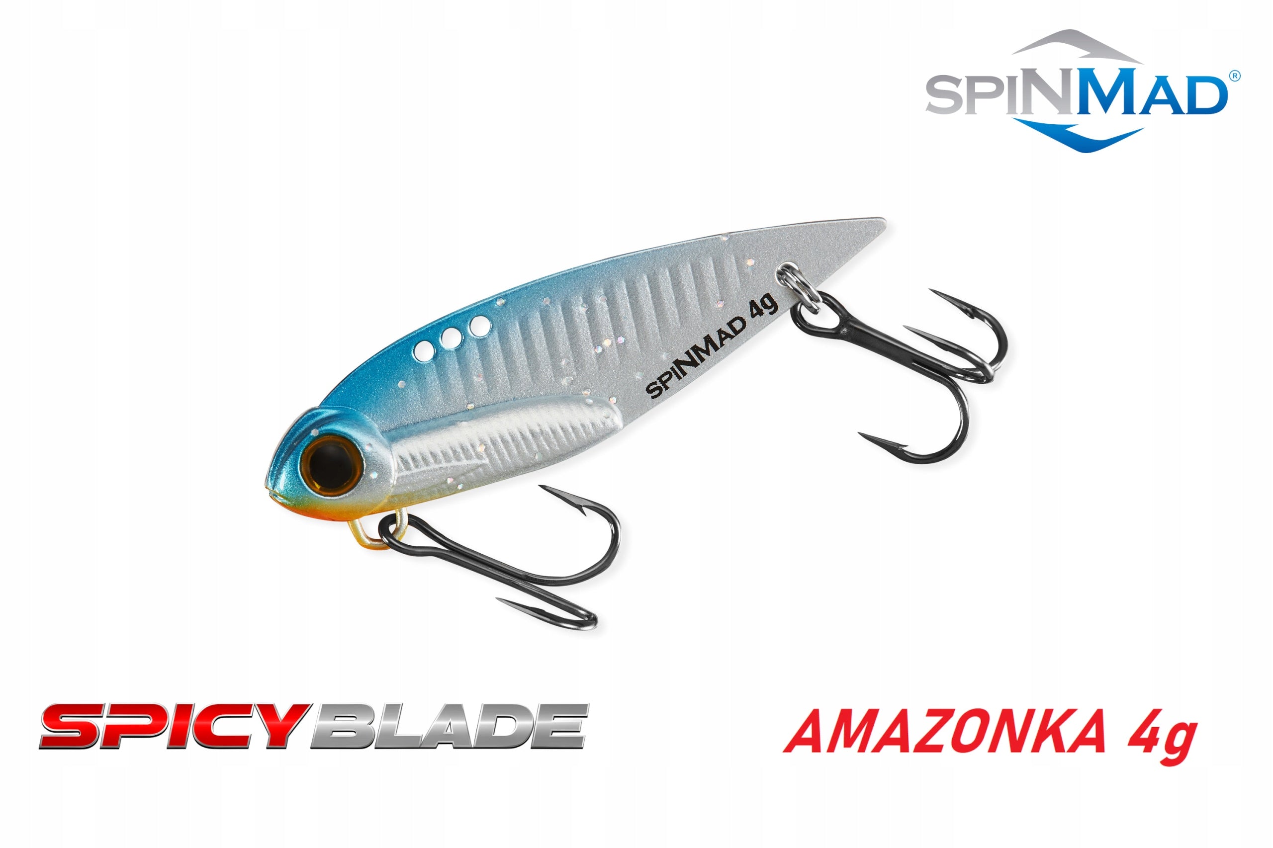 SPINMAD CICADA AMAZON 4,5 CM 4 GR Set of 4 Model Amazonka