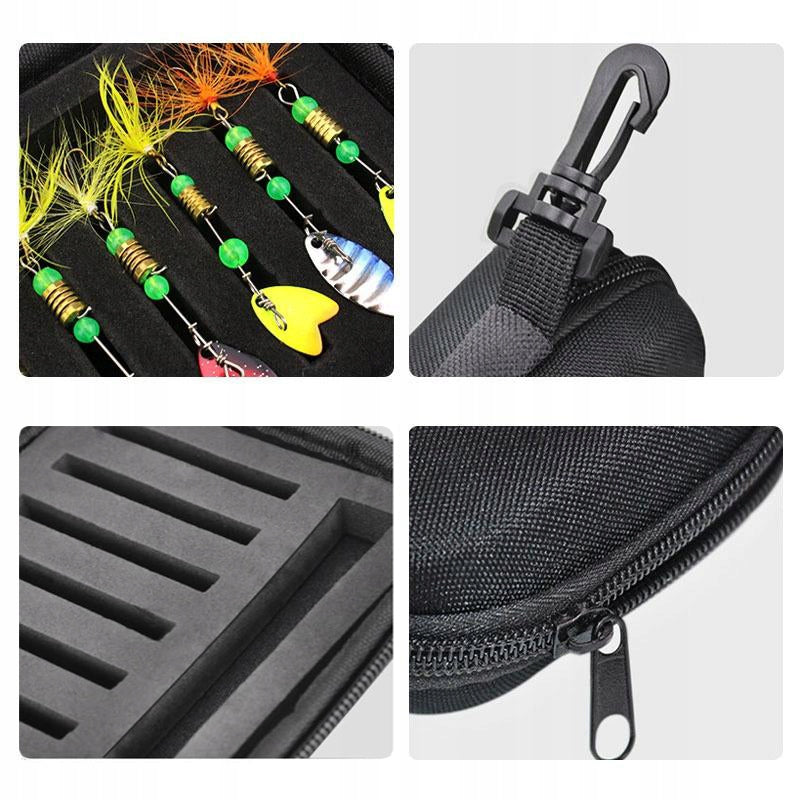 SPINNER SET, SPINNER BAITS, SHEET METAL FISH + SUNGLASSES Manufacturer code Zestaw Przynęt Obrotówki Błystki + Okulary
