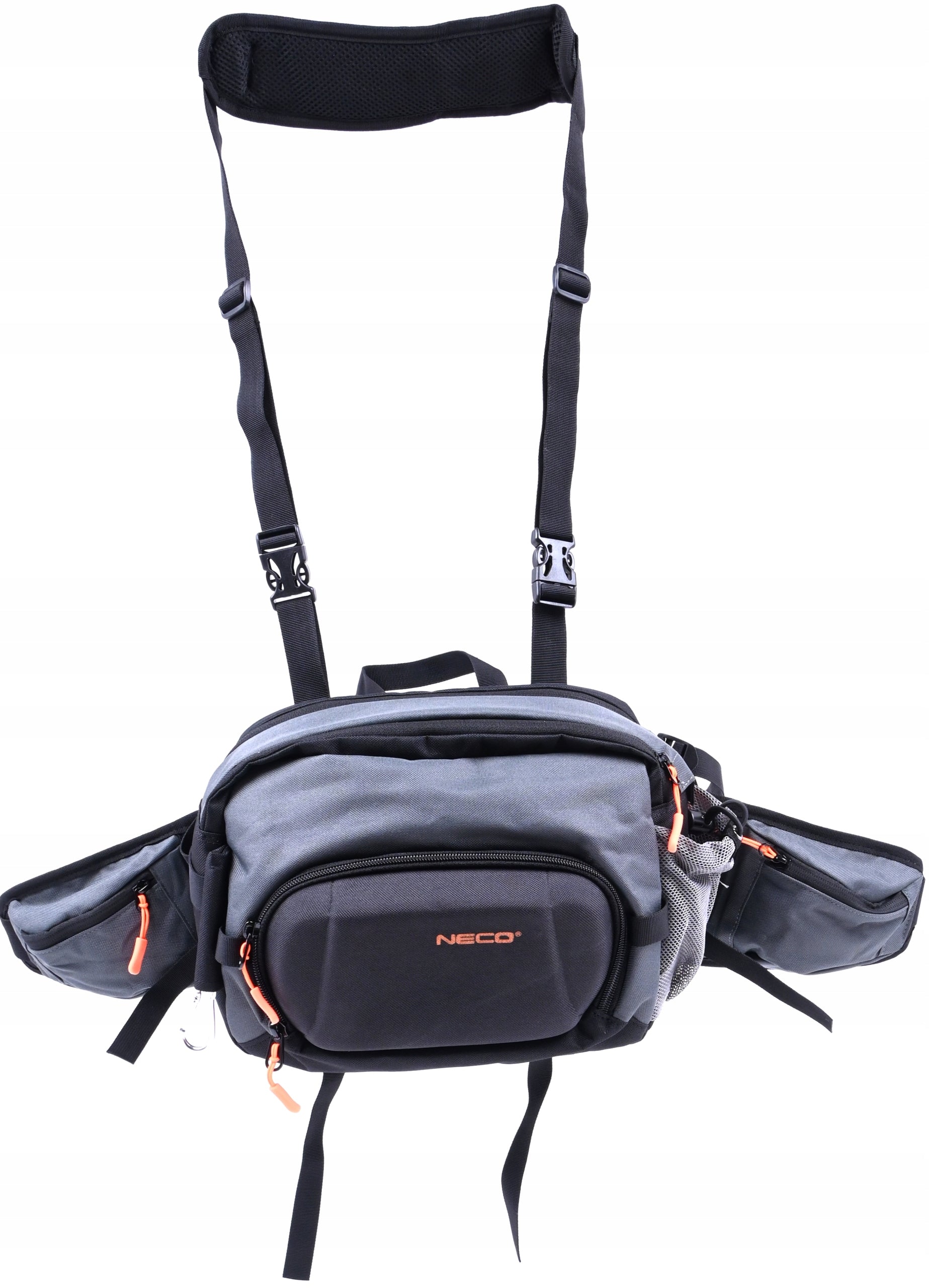 SPINNING FISHING BAG DURABLE ROOMY 28×22×12 cm 7,5l GIFT Brand Neco