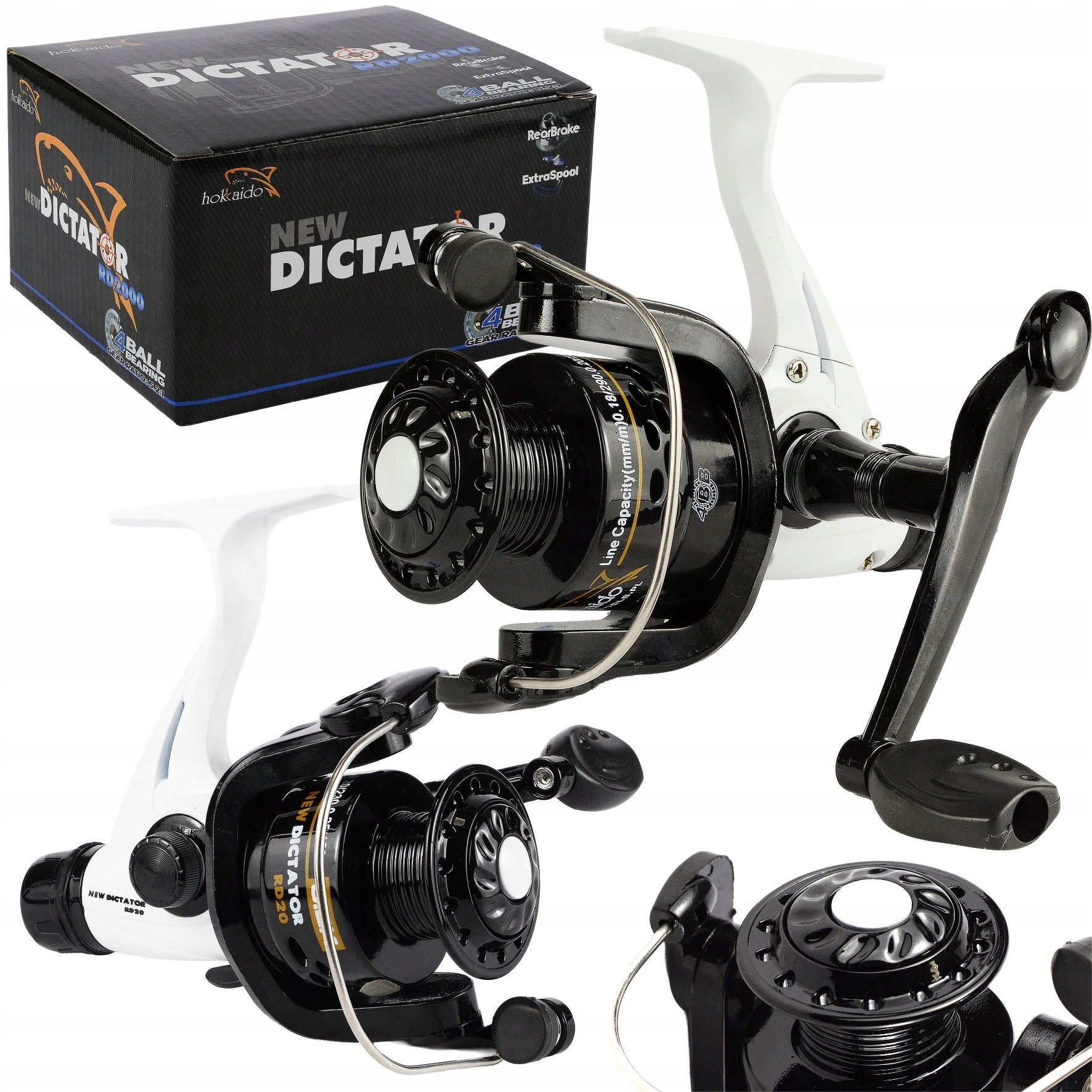 SPINNING FISHING SET 2,4M MEGA SET ALL HOKKAIDO Brand Hokkaido