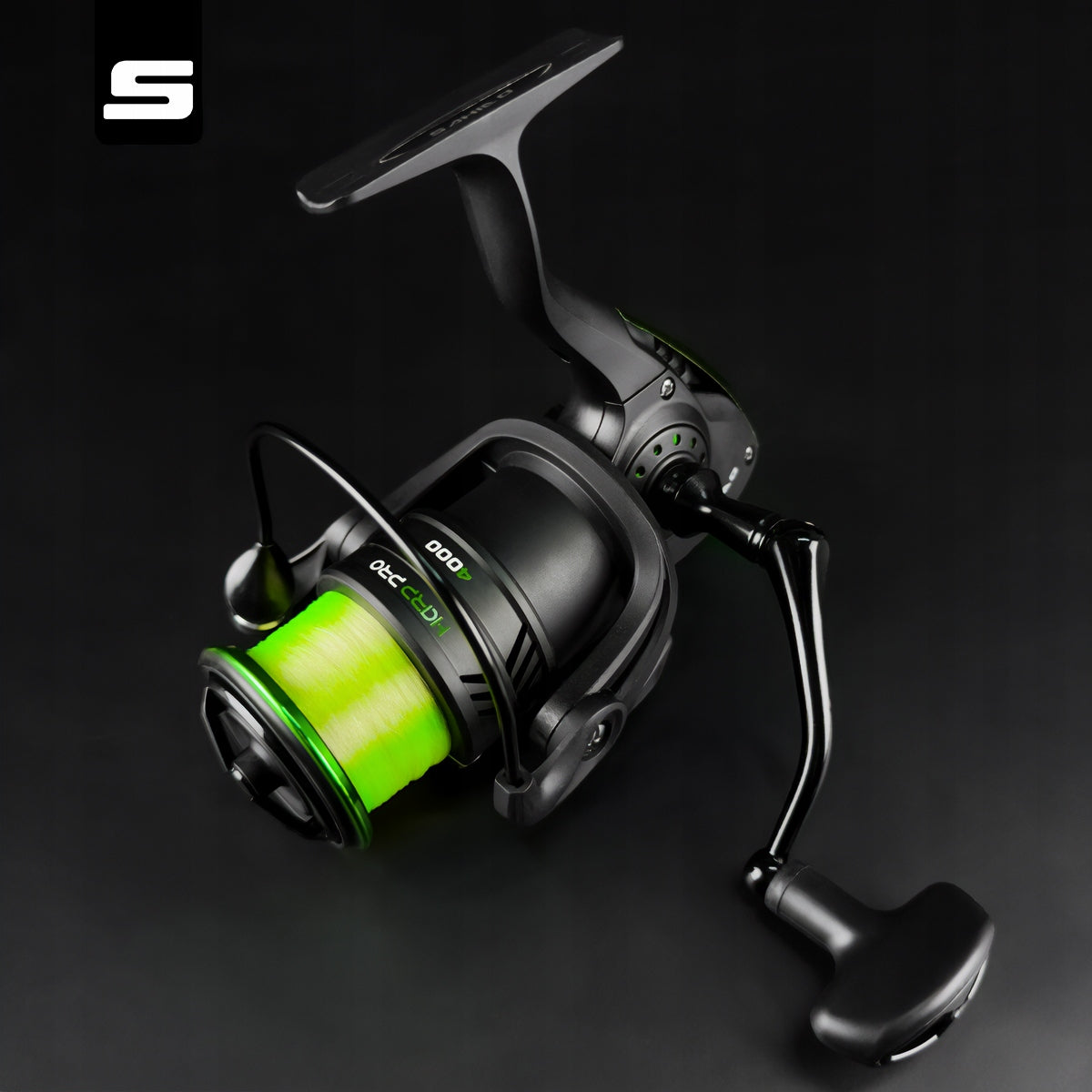 SPINNING REEL WITH FRONT BRAKE Sahido HARP PRO 4000 Packaging status original
