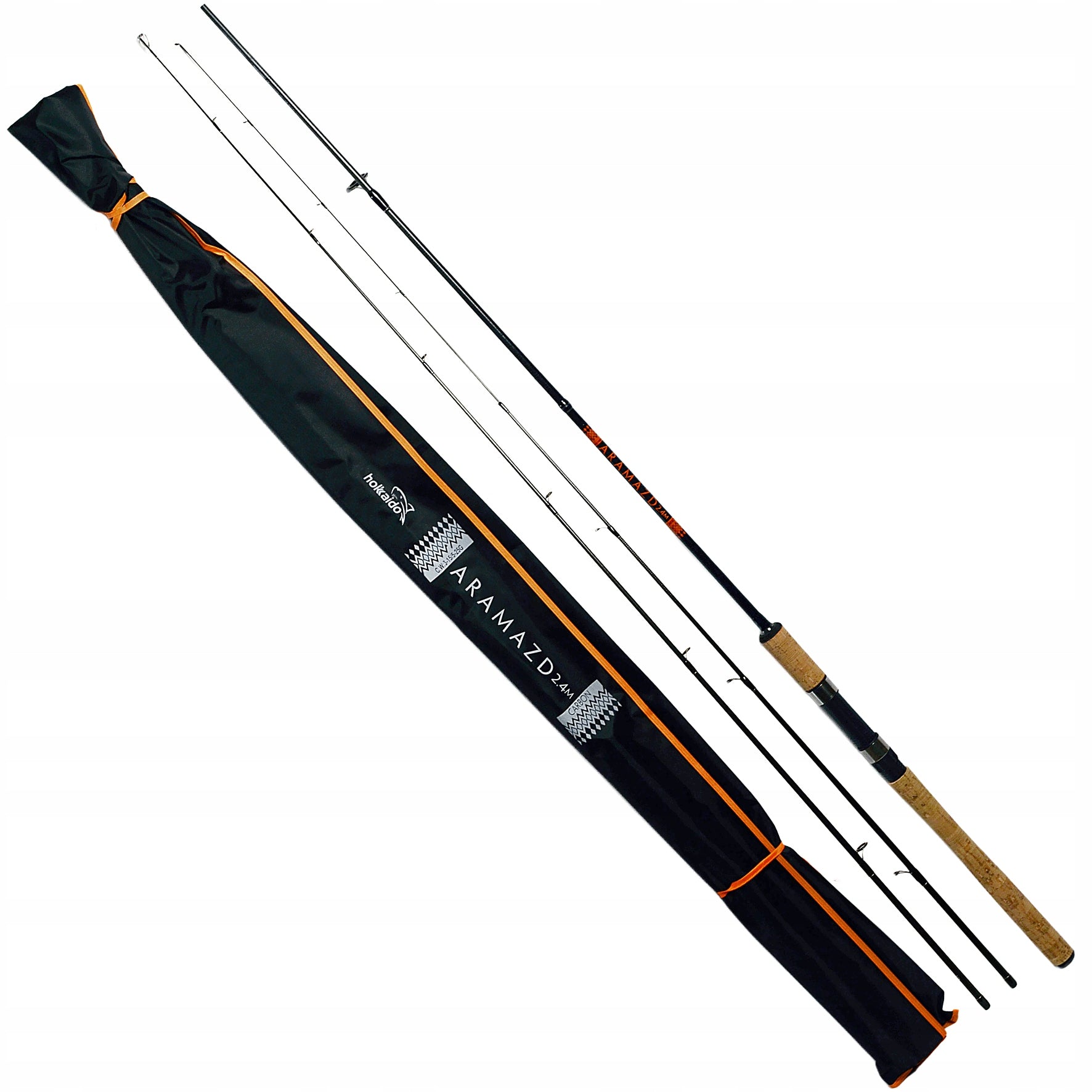SPINNING ROD 2in1 ARAMAZD HOKKAIDO UNIVERSAL SPINNING 2,4M 3-15 / 5-25 Brand Hokkaido