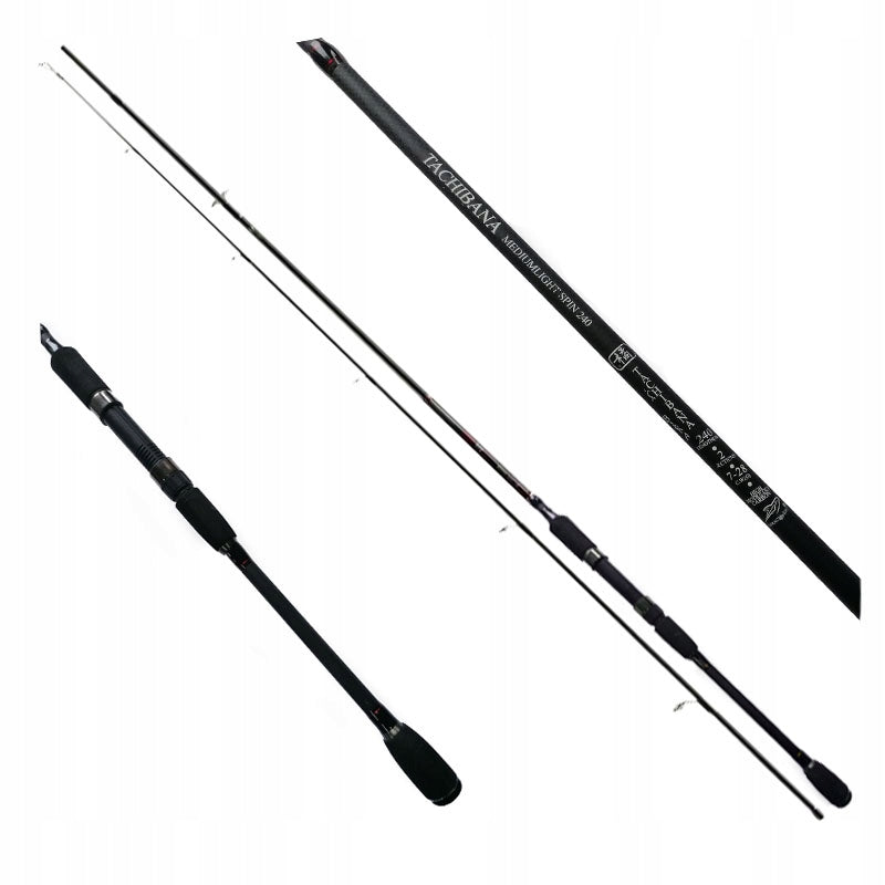 SPINNING ROD TACHIBANA 240 MEDIUM 7 - 28g CARBON SPINNING Pike PERCH