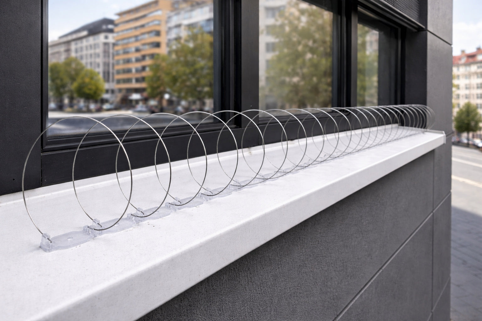SPIRAL FOR BIRDS AGAINST BIRDS SPIKES PROTECTION AGAINST PIGEONS MANUFACTURER O10 Manufacturer code SPIRALA PRZECIW GOŁĘBIOM NA PARAPET