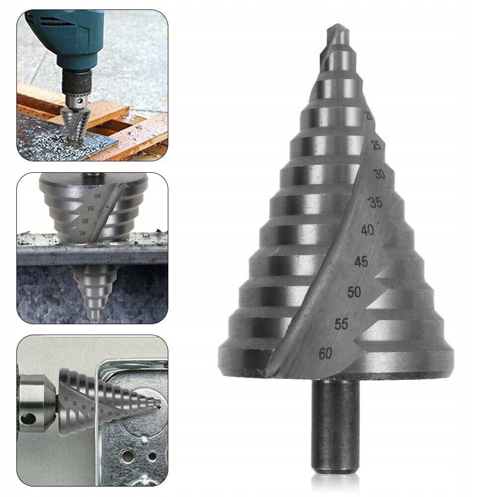 SPIRAL STEP DRILL BIT FOR METAL 6-60 mm SOLID STRONG RICHMANN Purpose universal