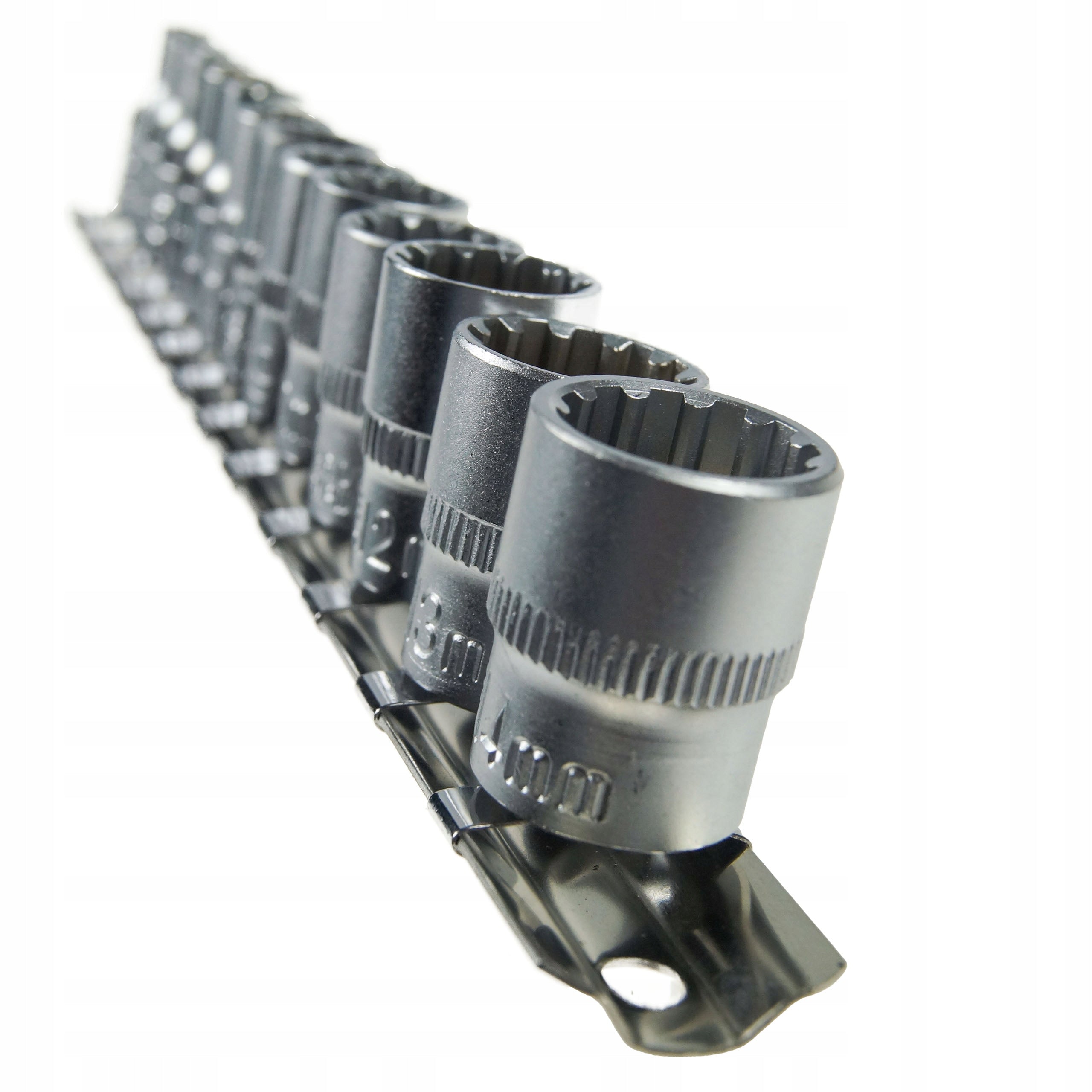 SPLINE CAPS ON RAIL 1/4 13 pcs.4-14 12 ANGLE Cr-V BLACK CRV HIGH QUAL. Brand Black