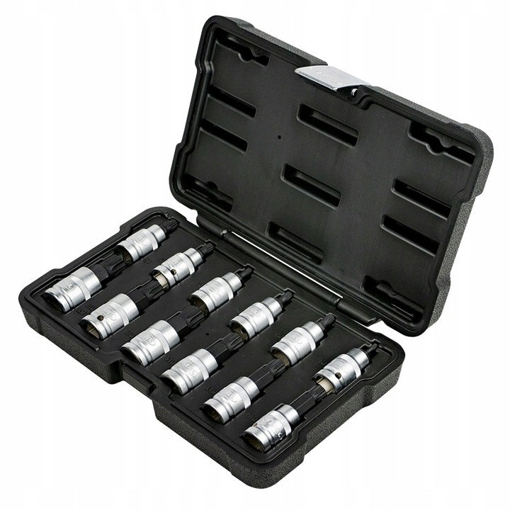 SPLINE M4 WRENCH CAP SET - M20, 1/2", 12 pcs Key type adjustable