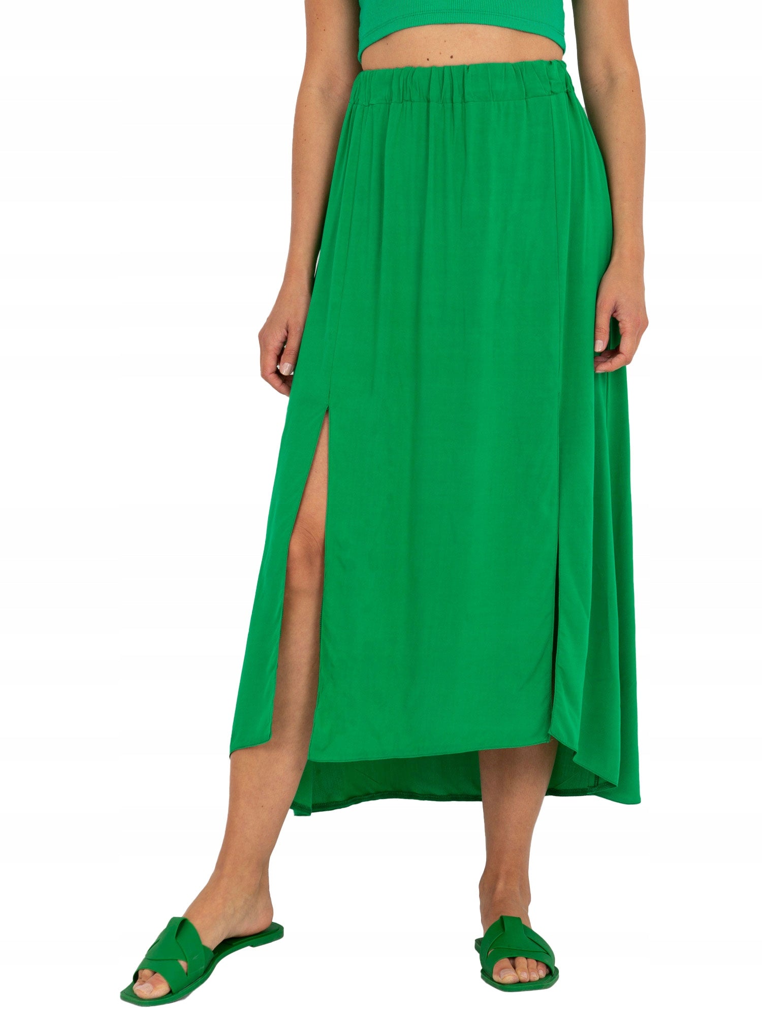 Rock für Damen Rue Paris, grün