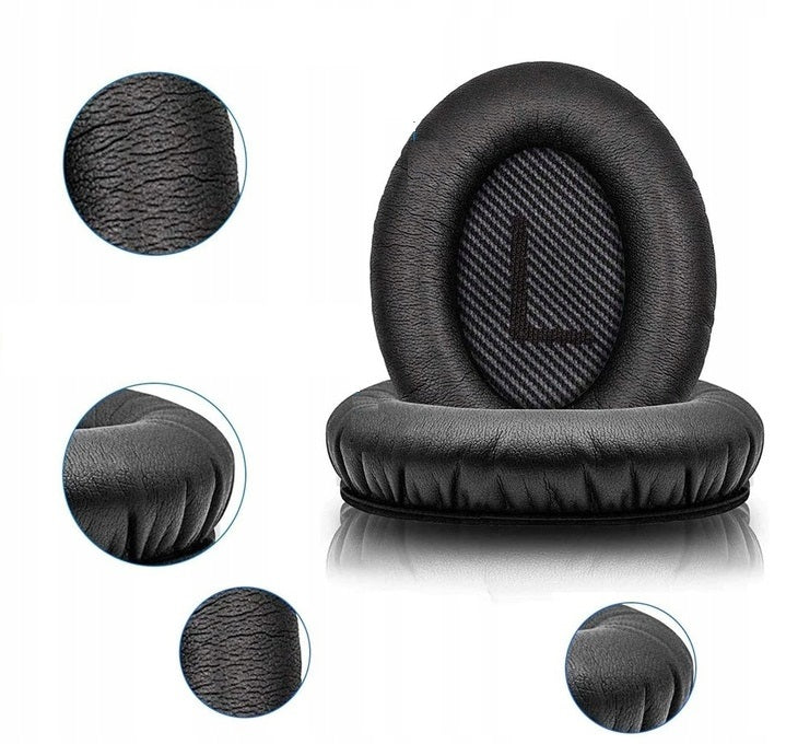 SPONGE PADS FOR BOSE QC35 QC25 QC15 QC45 AE2 QC2 MEMORY FOAM TESA Manufacturer code DXSBS399