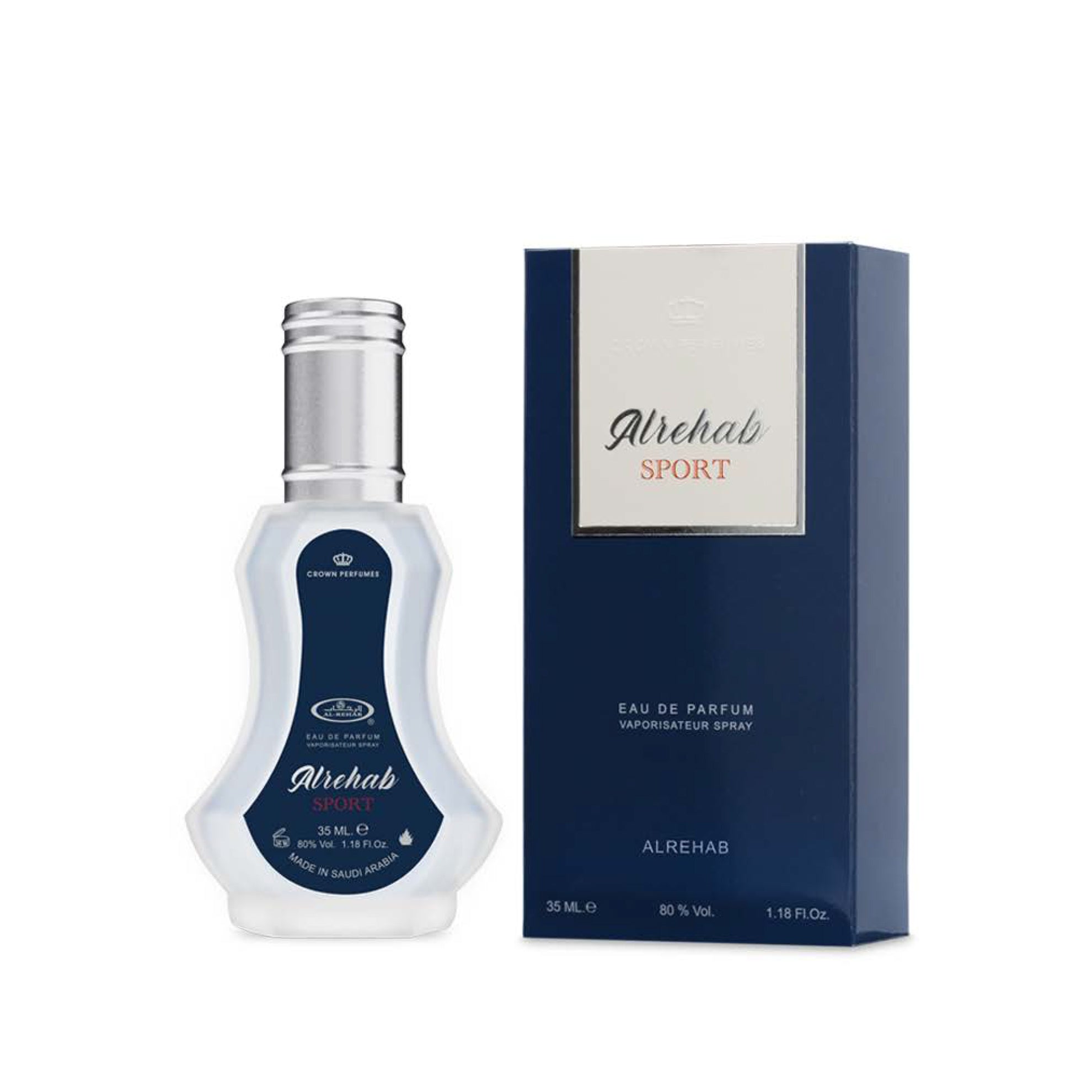 SPORT ARABIC PERFUME MEN'S CITRUS FRESH 35 ml AL REHAB EDP Packaging status original
