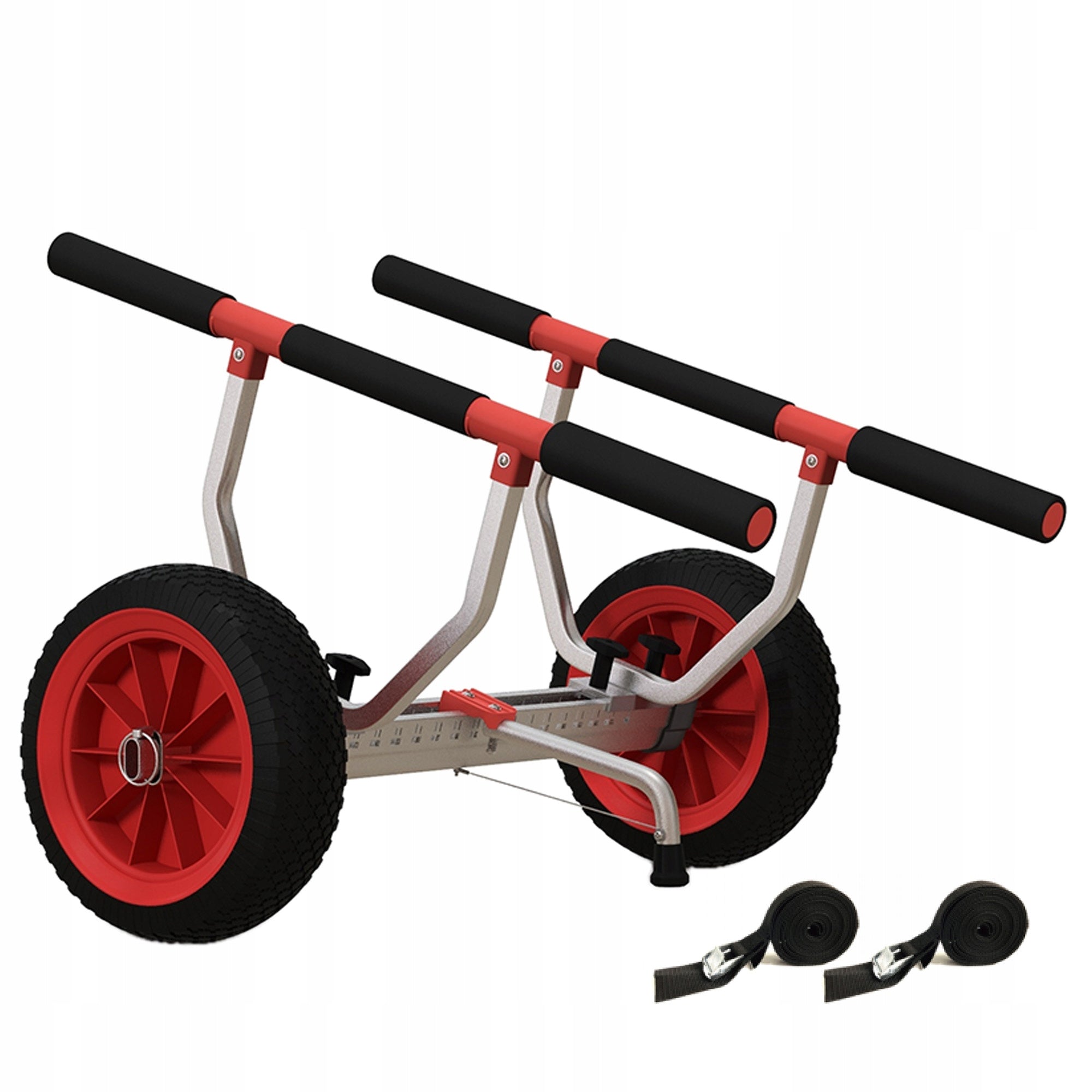 SPORTNOW Adjustable aluminium kayak trolley up to 100 kg with fastening straps