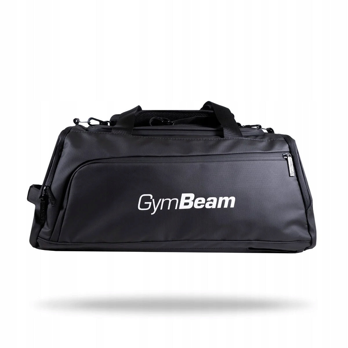 SPORTS BAG BACKPACK 2IN1 FOR GYM TRAINING AND TRAVEL - GymBeam Black