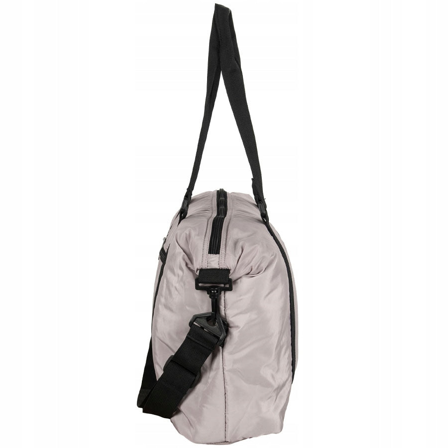 SPORTS BAG BEUNIQ LIGHT BEIGE FITNESS TRAVEL GYM BAG FOR GIRLS Brand BeUniq
