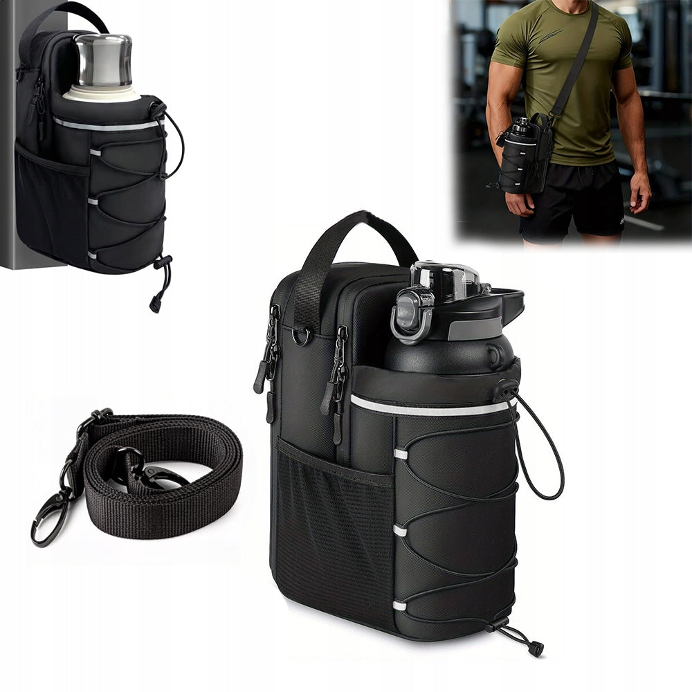 SPORTS BAG FOR MAGNETIC GYM, WATER BOTTLE THERMOS