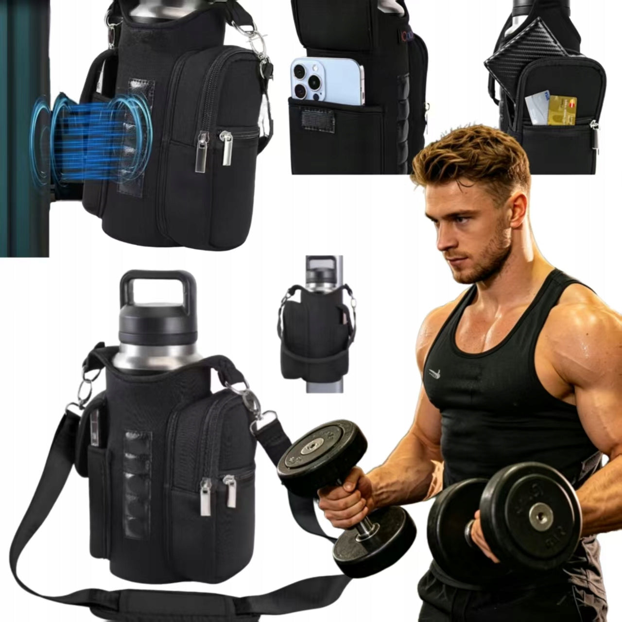 SPORTS BAG MAGNETIC GYM BAG, FOR WATER - THE BEST GIFT