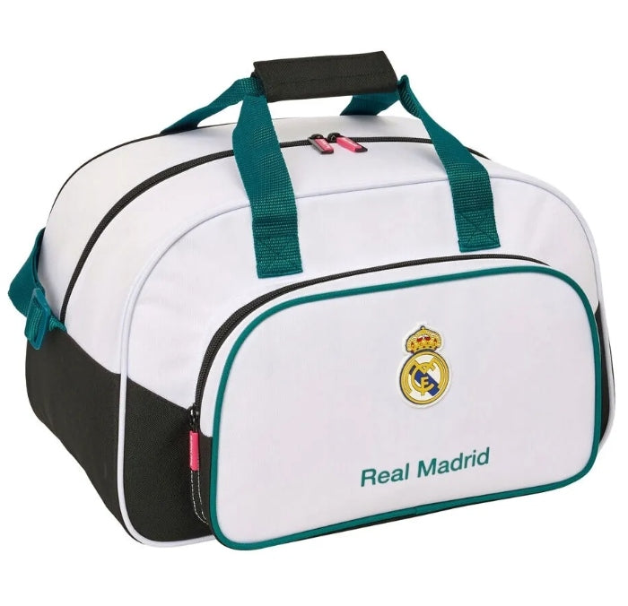 SPORTS BAG REAL MADRITE SAFTA WITH LARGE COMPARTMENT AND POCKET Brand Safta