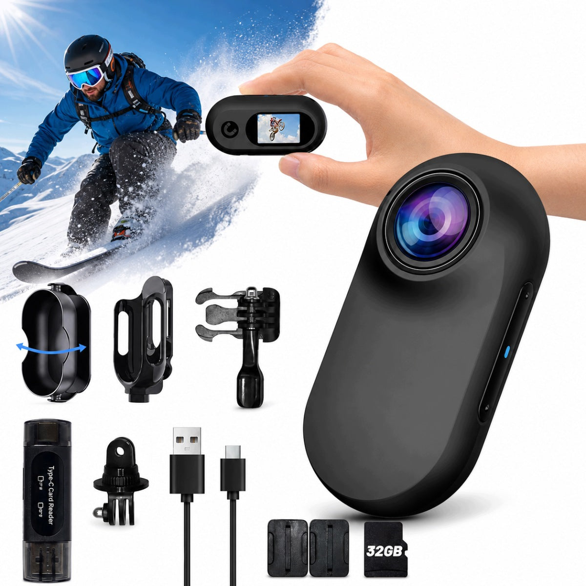 SPORTS CAMERA FULL HD CAMERA 1080P SET