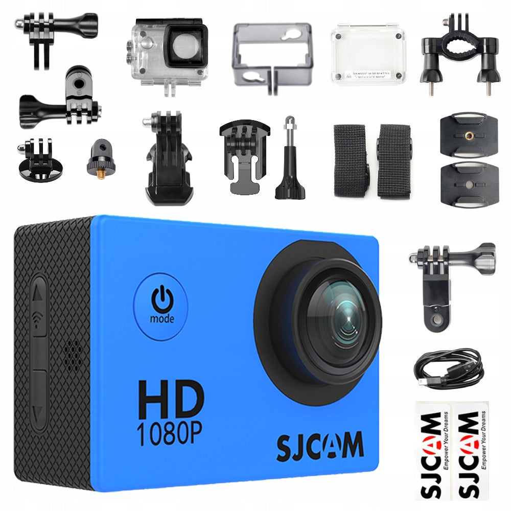 SPORTS CAMERA SJCAM SJ4000 1080P FULL HD WATERPROOF MOTO ACCESSORIES