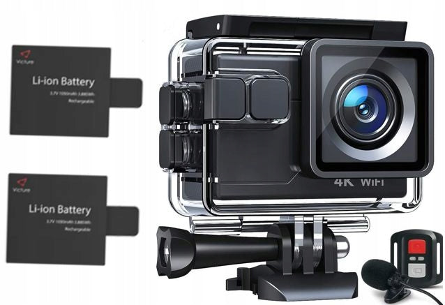 SPORTS CAMERA Victure AC700 4K 20MP WIFI WATERPROOF 40M Microphone