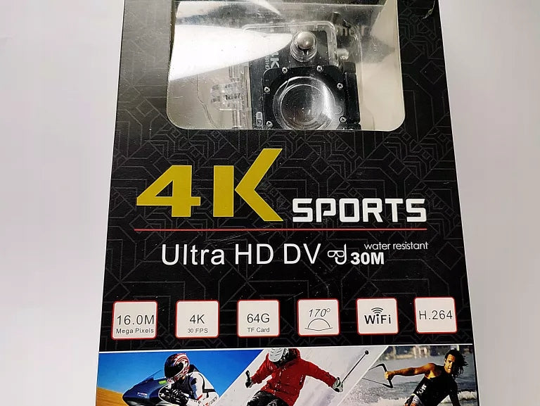 SPORTS CAMERA WATERPROOF ULTRA HD DV 30M 4K 18MP WI-FI KOBWA