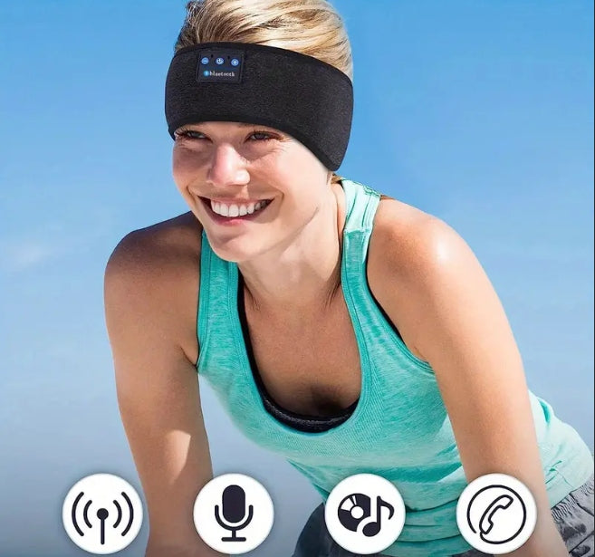 SPORTS HEADBAND WIRELESS HEADPHONES RUNNING SLEEPING RELAX YOGA Brand no brand