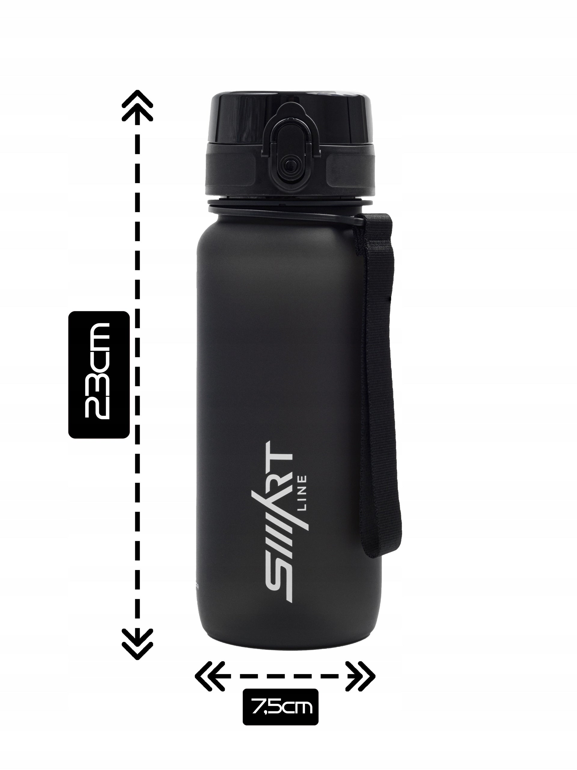 SPORTS WATER BOTTLE 650ml TRITAN AIRTIGHT BPA FREE GYM LARGE Manufacturer code Bidon Sportowy 650ml Tritan Szczelny naWodę15