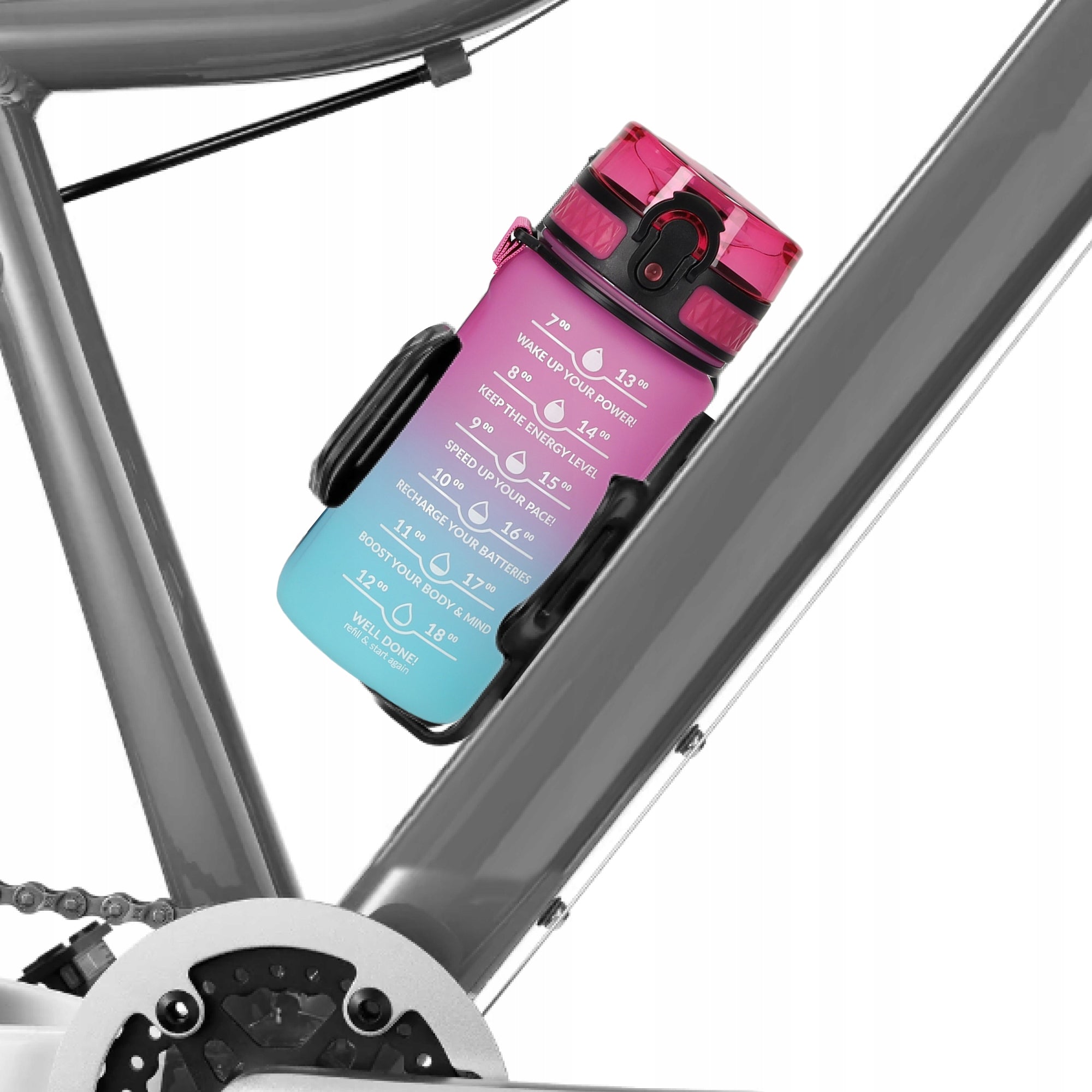 SPORTS WATER BOTTLE AIRTIGHT WATER DRINK BOTTLE SOLID TRITAN 500 ml Model Sportowa butelka na wodę z tritanu