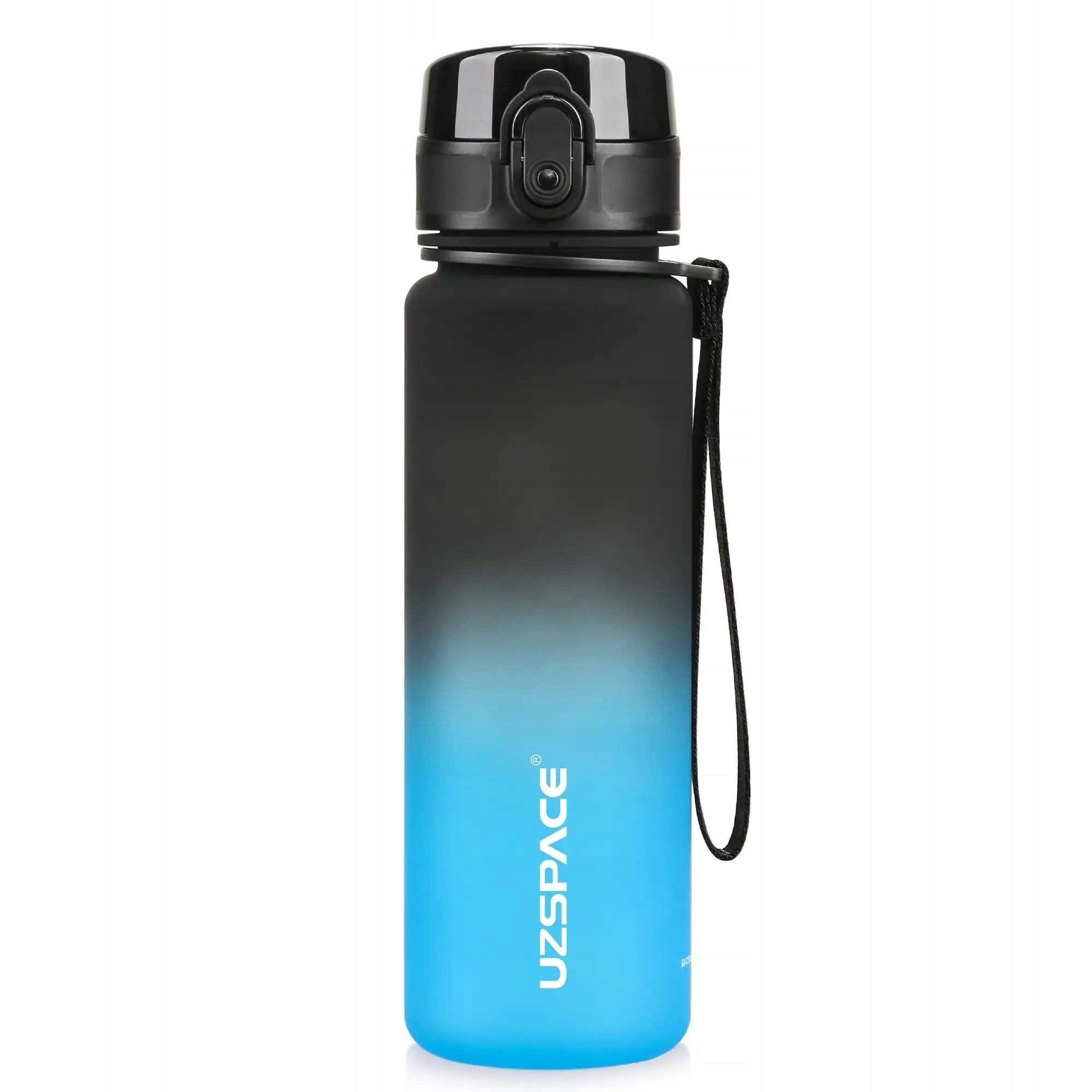 SPORTS WATER BOTTLE GYM WATER BOTTLE TRITAN BPA FREE black-blue Packaging status original