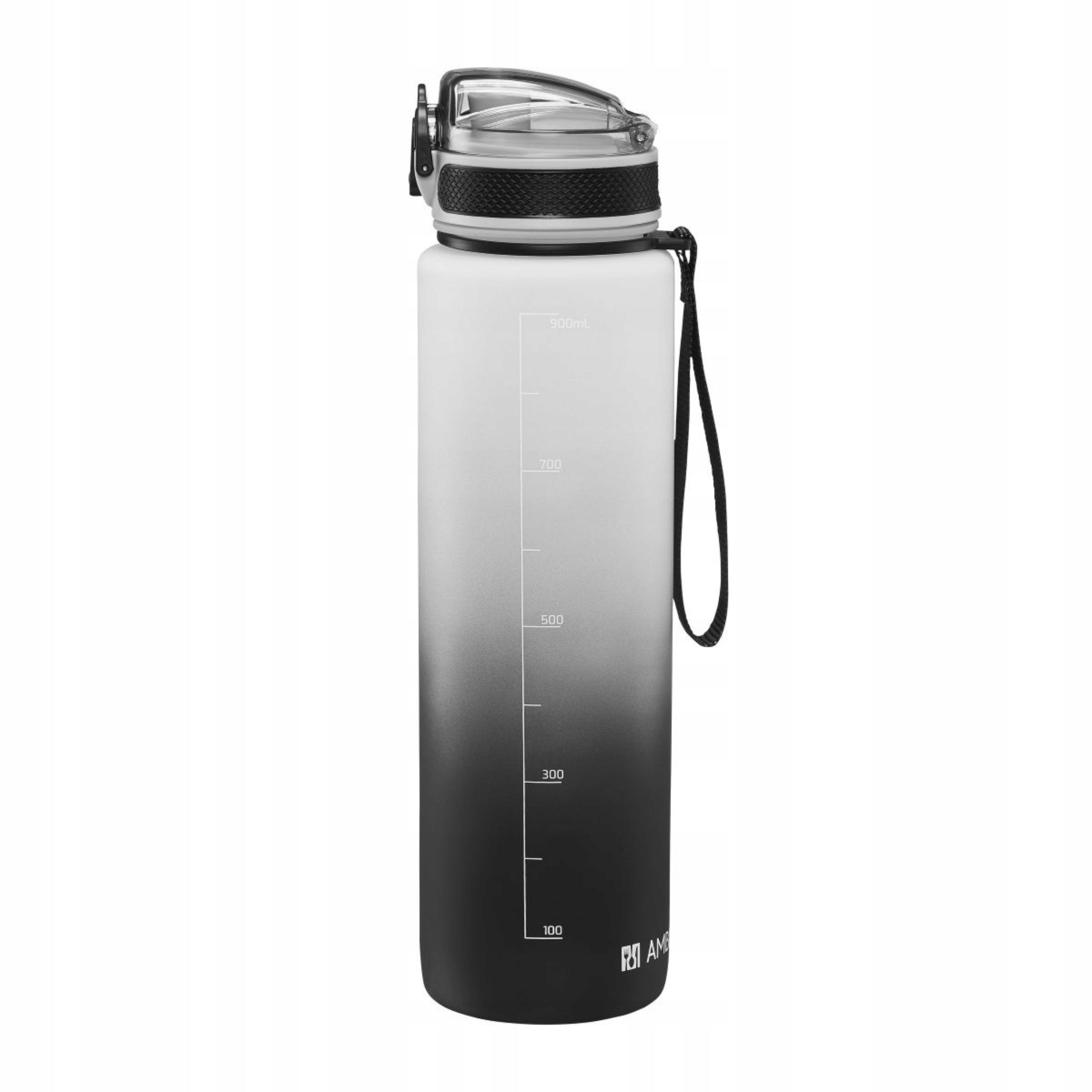 SPORTS WATER BOTTLE MOTIVATIONAL MEASURING CUP WITH HANDLE LARGE BOTTLE 1L Brand no brand