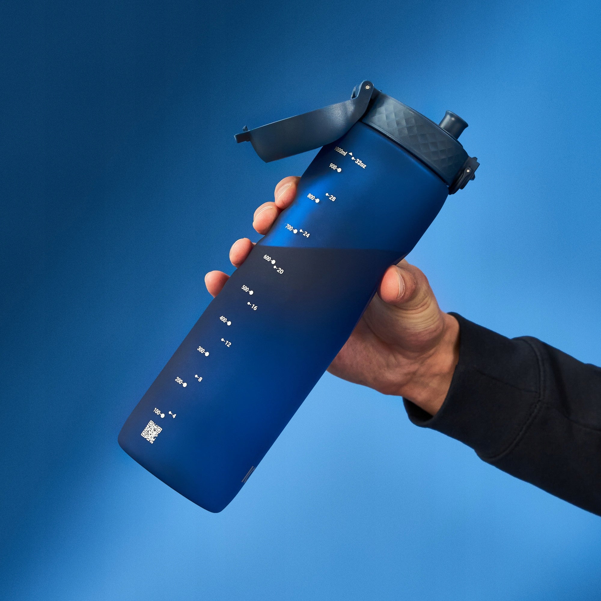 SPORTS WATER BOTTLE TRAINING LARGE CAPACITY FITNESS GYM SPORT ION8 1 LITER Brand Ion8