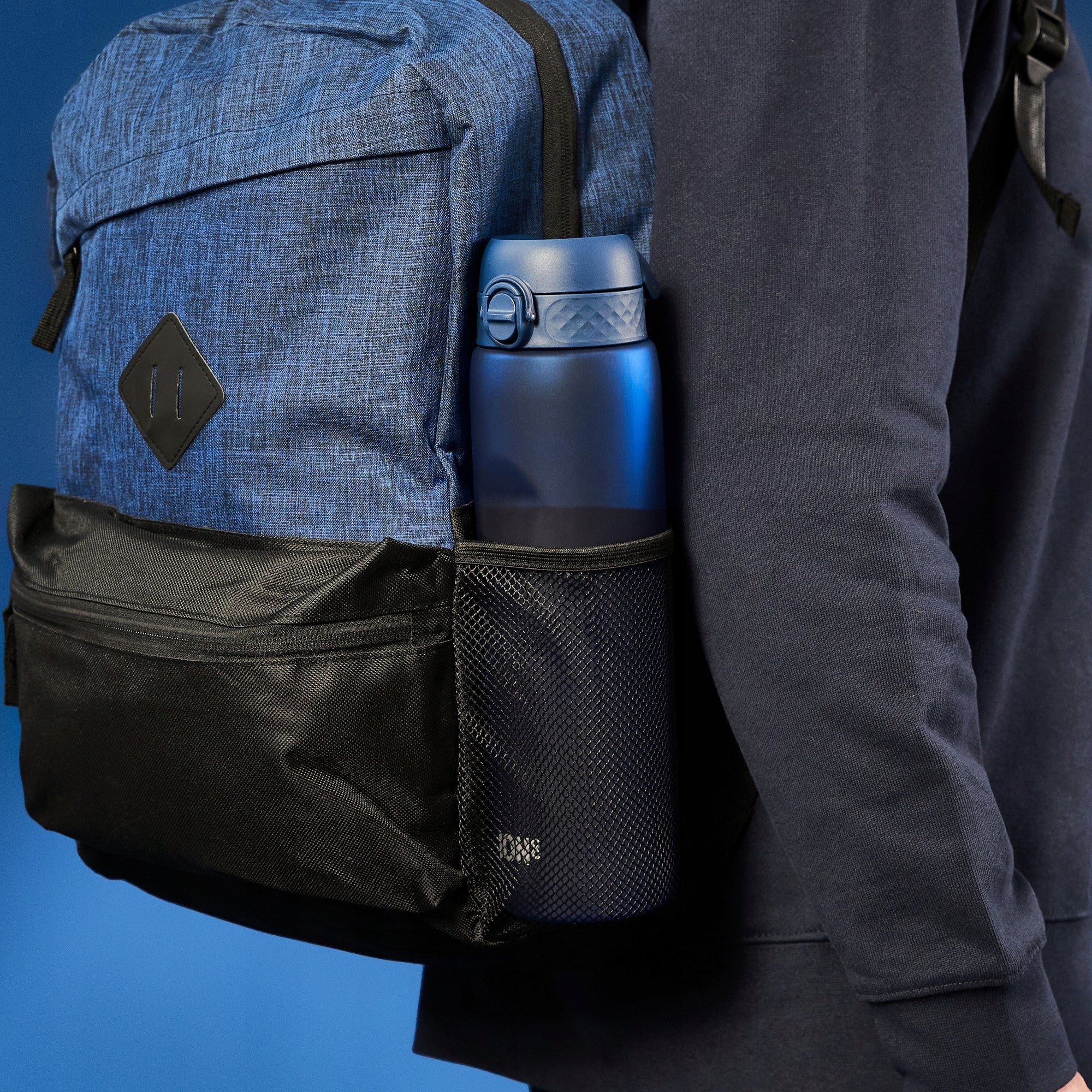 SPORTS WATER BOTTLE TRAINING LARGE CAPACITY FITNESS GYM SPORT ION8 1 LITER Volume 1000 ml