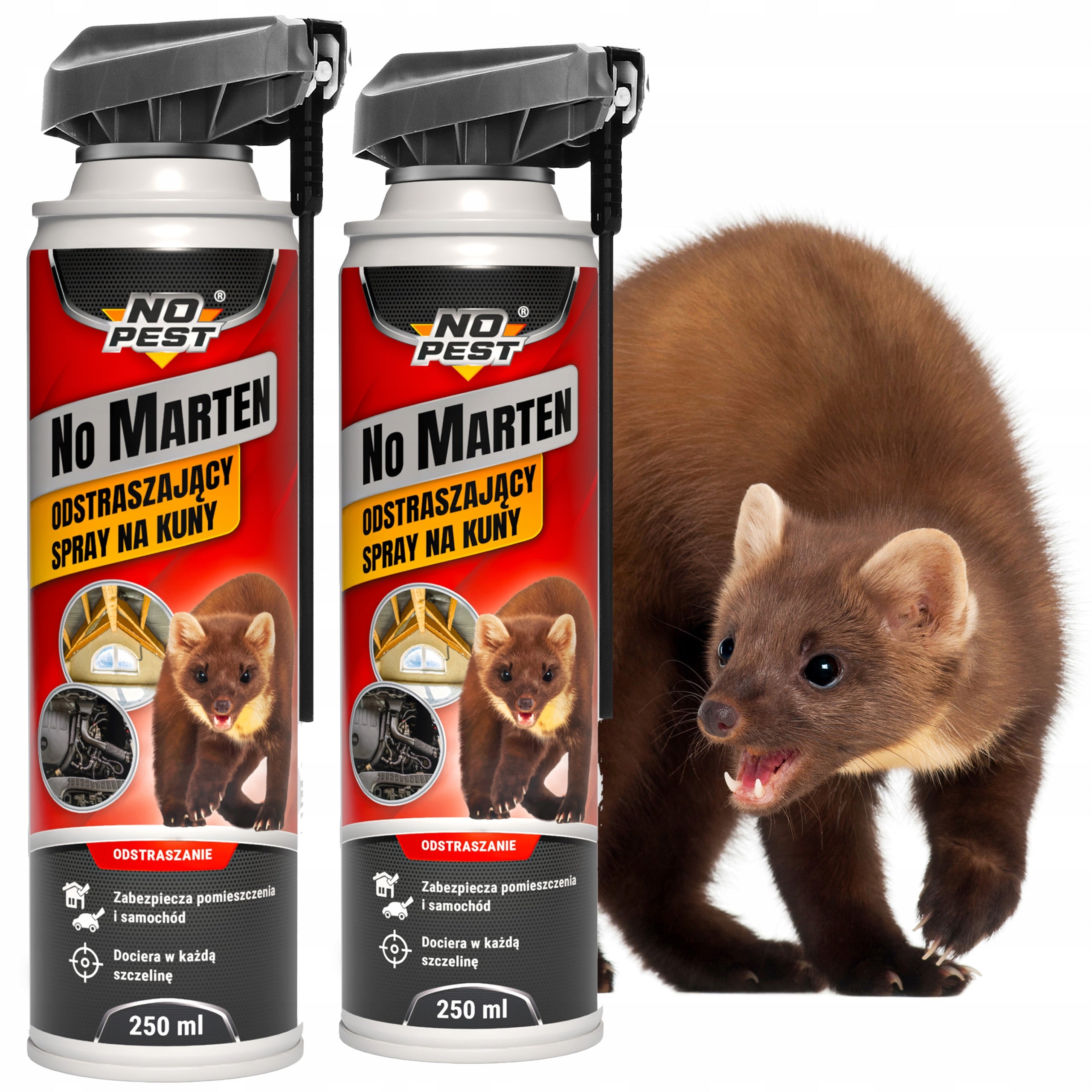 SPRAY LIQUID PREPARATION FOR MARTENS REPELLER KUN NO PEST 250ML (2 PCS)
