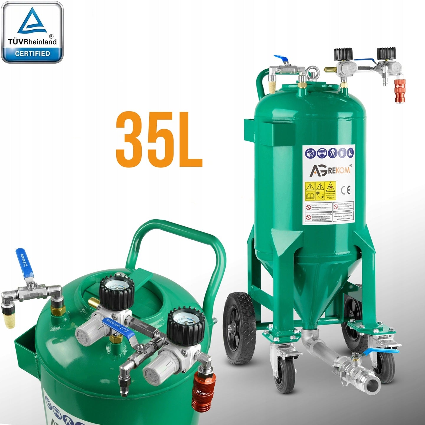 SPRAY WASHER FOAMER PLASTERER spraying pressure washer with nozzles Manufacturer code tynk-dw-pro110-myjki