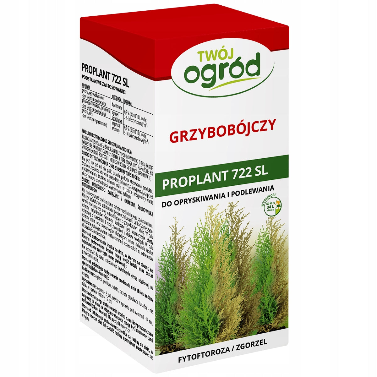 SPRAYING CONIFERS PROPLANT 100ml 722SL FUNGICIDE TUJE PHYTOPHOROSIS