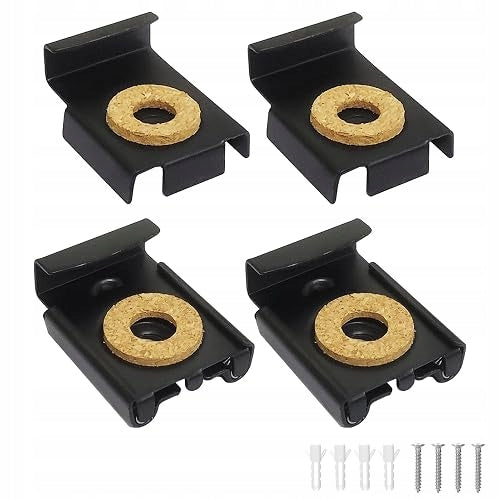 SPRING CLIPS FOR GLASS MIRROR 8 PCS SET ASSEMBLY BATHROOM STEEL