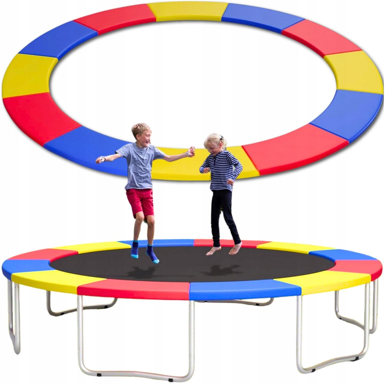 SPRING COVER FOR TRAMPOLINE 300-310CM MAT FLANGE DURABLE 10FT