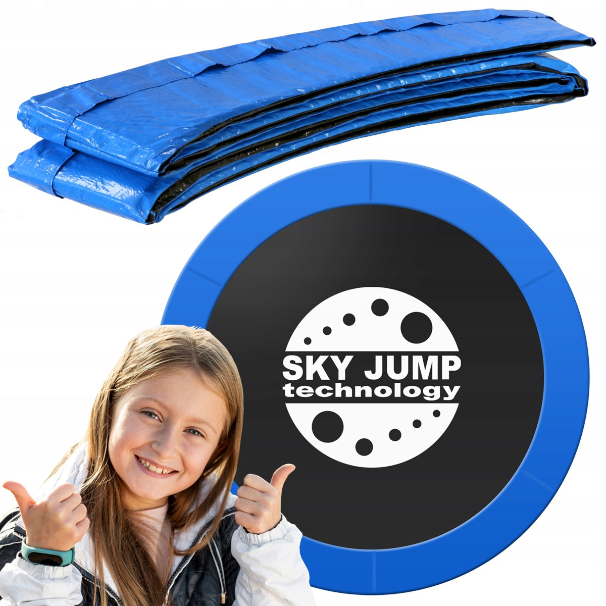 SPRING COVER FOR TRAMPOLINE 300-320cm 10FT STRONG COLLAR SPONGE PROTECTOR