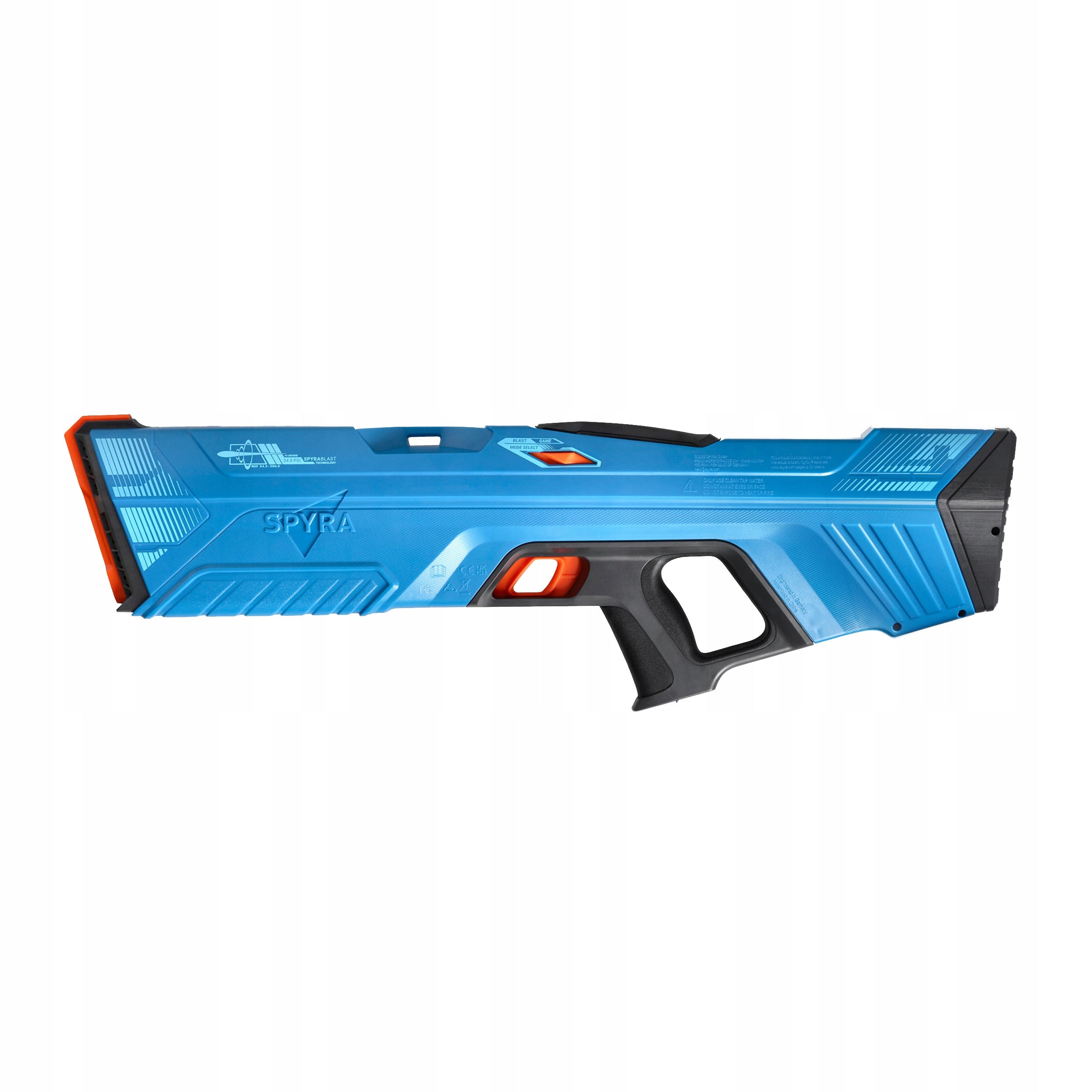 SPYRA FOUR WATER GUN ELECTRIC WATER RIFLE LAUNCHER RANGE 15M Manufacturer code 4260747380698