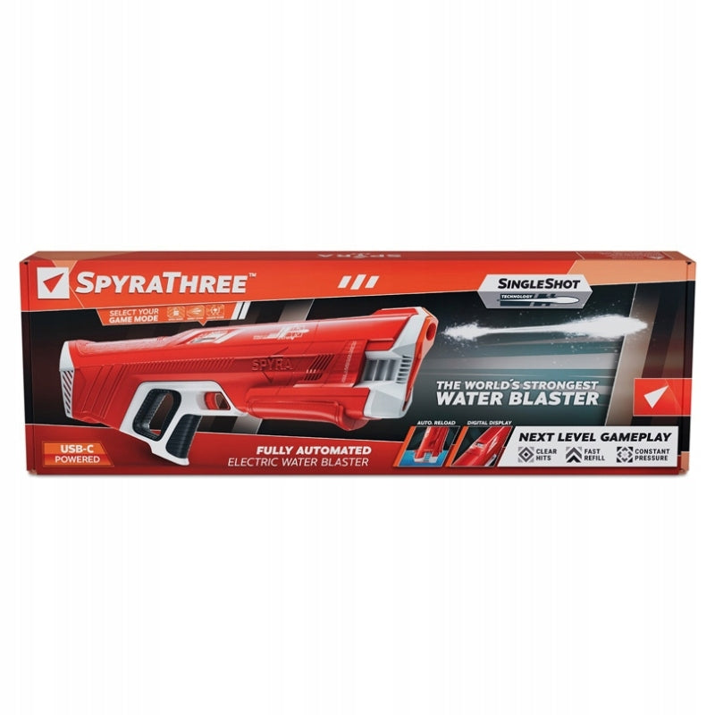 SPYRA THREE WATER GUN ELECTRIC WATER RIFLE AUTOMATIC FOR CHILDREN EAN (GTIN) 4260747380360
