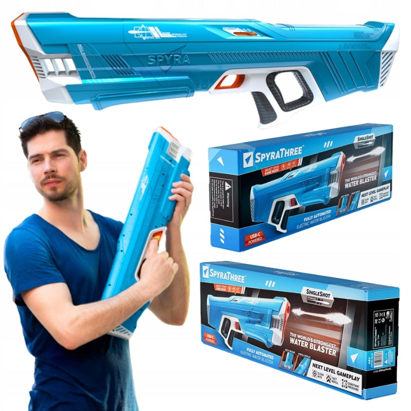 SPYRA THREE WATER GUN ELECTRIC WATER RIFLE AUTOMATIC FOR CHILDREN