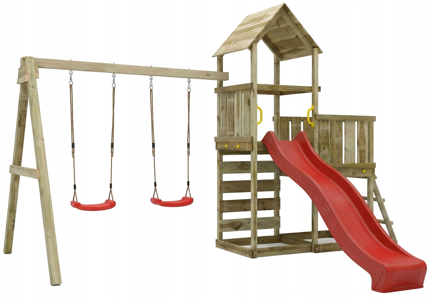 SQUARE TOYS HOUSE wooden SLIDE SWINGS Sandbox WALL FUNGOO Manufacturer code S-09920-P-K-XR-1