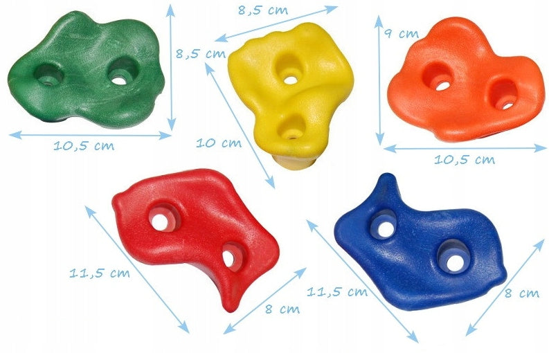 SQUARE TOYS WOODEN FOR GARDEN DOUBLE-SIDED CHEERFUL CLIMBING WALL Kid's age 2+ years
