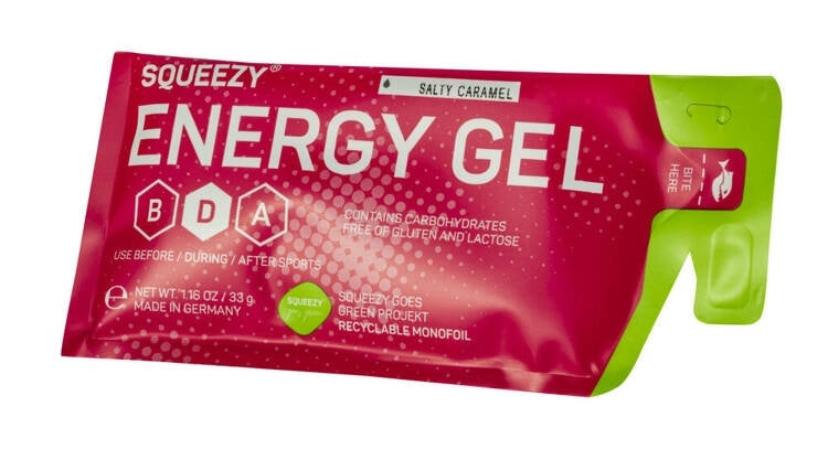 SQUEEZY Energy Gel 33 g universal caramel Expiration date at least 1 year from the date of purchase