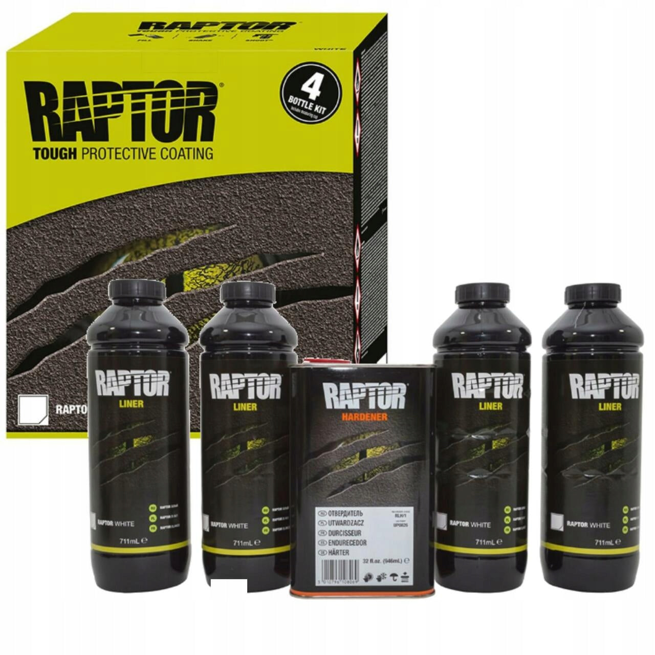 RAPTOR weißer Bezug 4 Stk. Satz