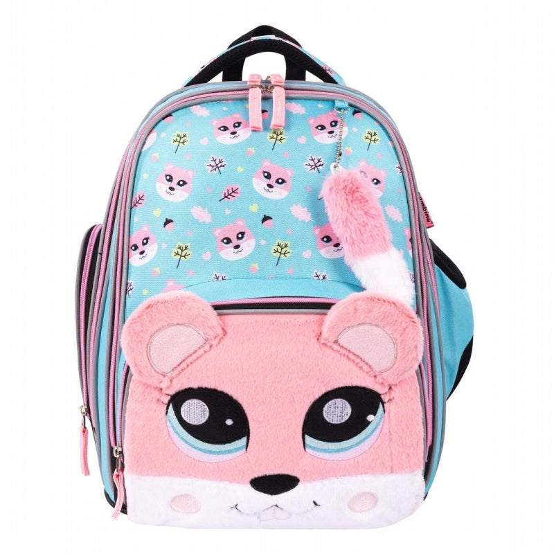 ST. MAYAN SCHOOL BACKPACK 2-KOM LIGHT PLUSH B8 PREMIUM SQUIRREL