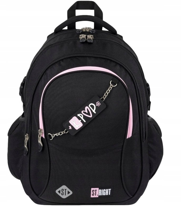 ST.RIGHT YOUTH SCHOOL BACKPACK FOR GIRLS PINK K-POP