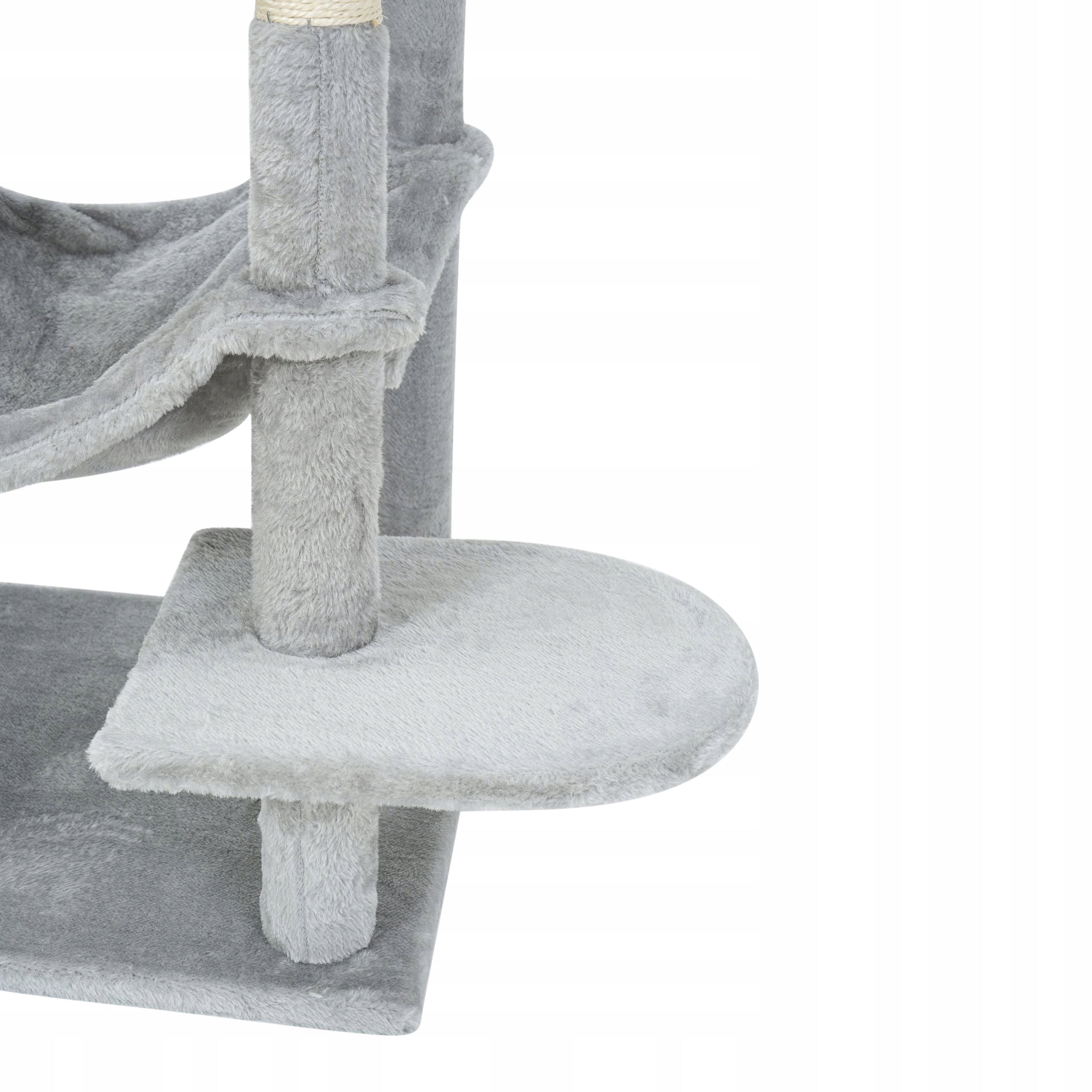 STABLE CAT SCRATCHER XL 145cm HIGH Tower Cottage Hammock Post Sizal Color gray