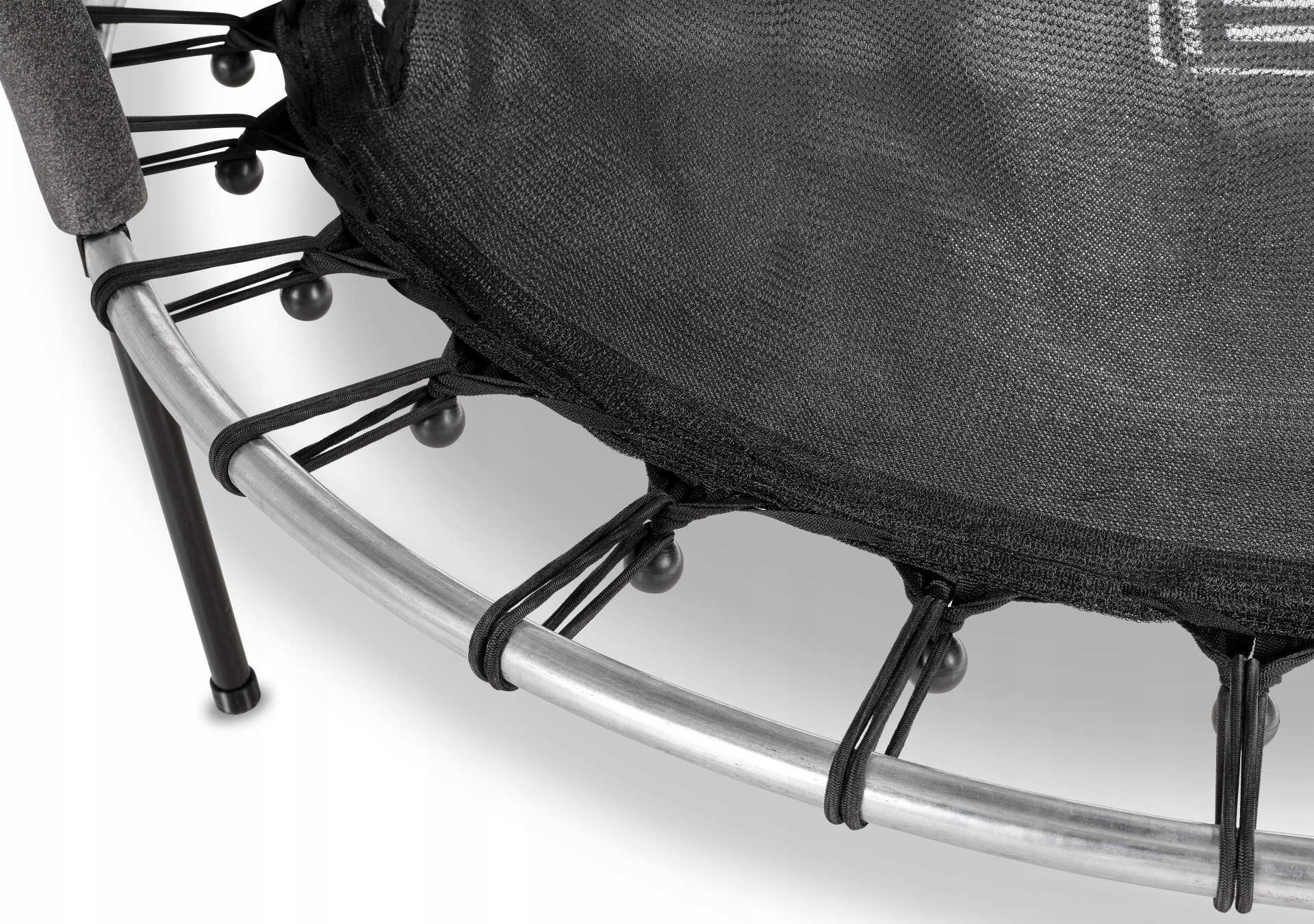 STABLE GARDEN TRAMPOLINE WITH INNER MESH ø 140 CM FOR CHILDREN Height from ground level 34 cm