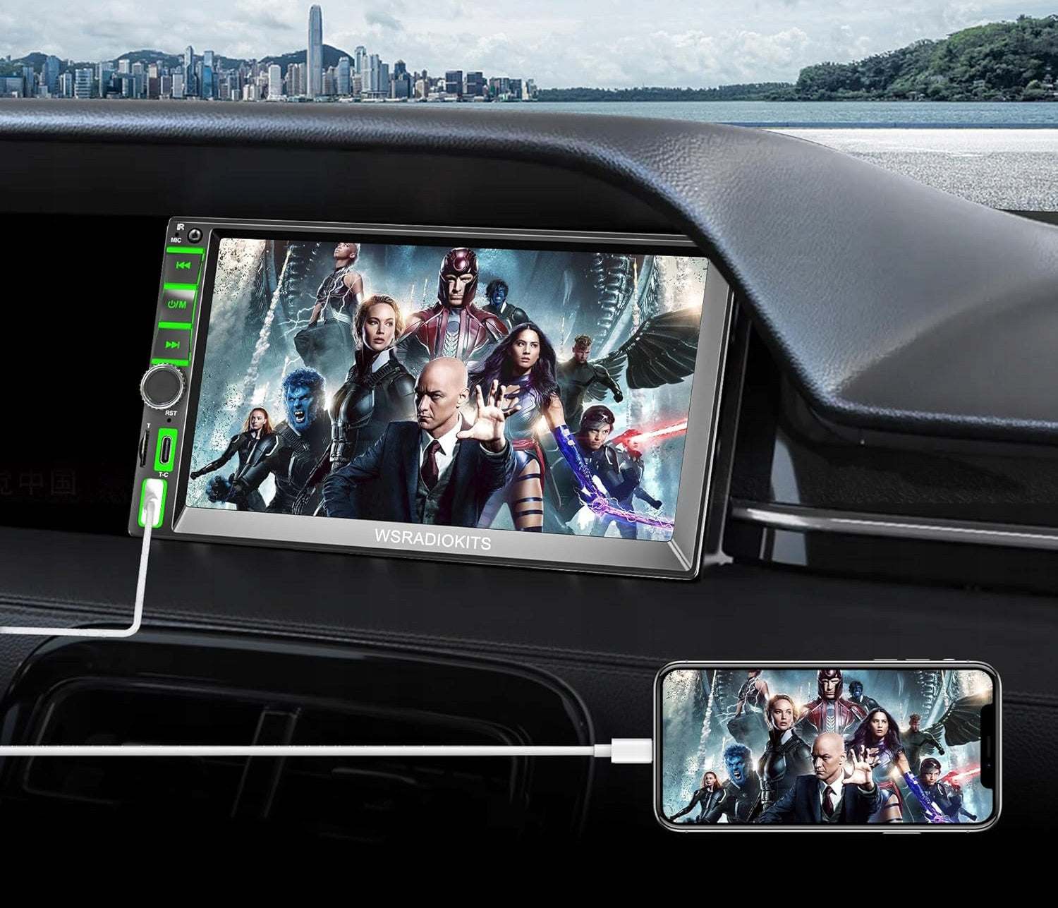 STACJA MULTIMEDIALNA RADIO MONITOR ANDROID AUTO GPS RGB KAMERA Carplay z254 Manufacturer code B0CQMWHX26